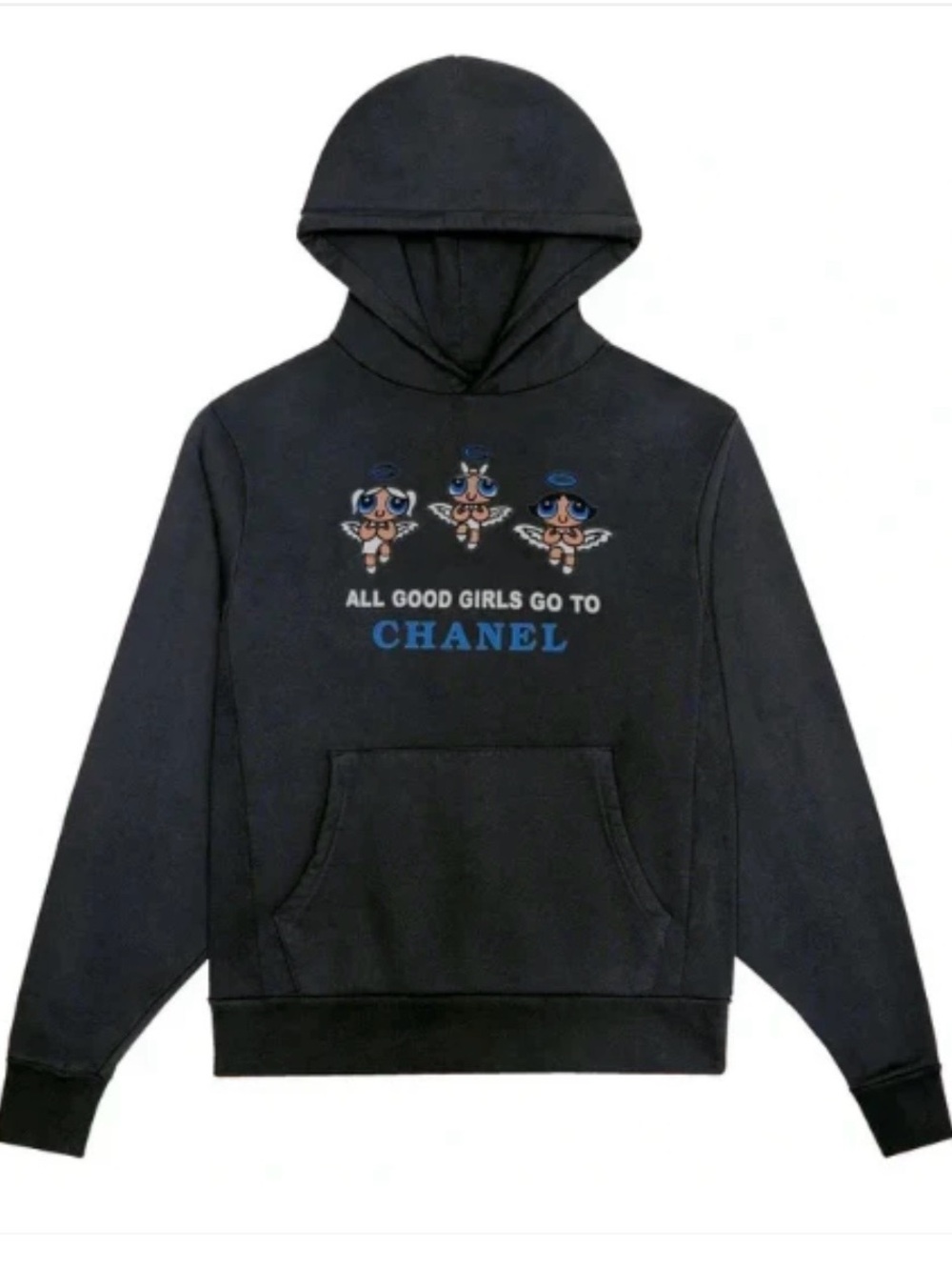 Mega Yacht Black Graphic Hoodie